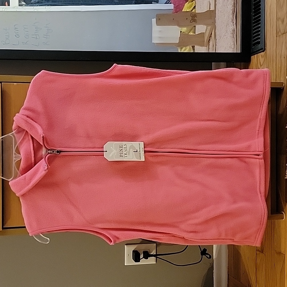 Large pink vest